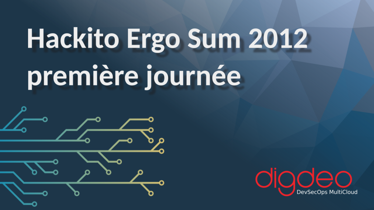 Hackito Ergo Sum 2012 première journée