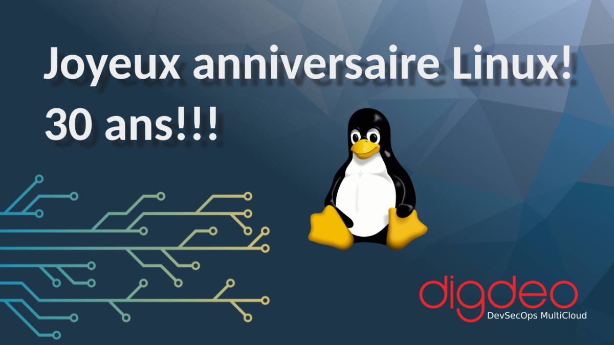 30 ans Linux Joyeux Anniversaire