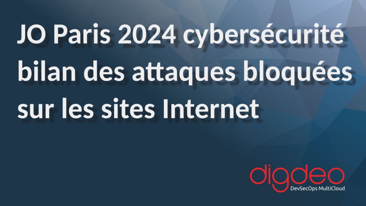 JO Paris 2024 bilan cybersécurité des attaques sur les sites Internet